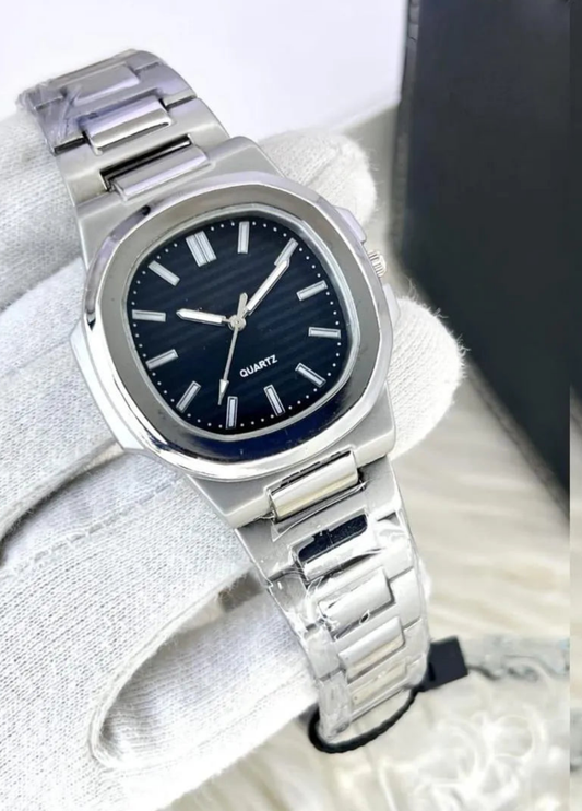 Men's Square Analogue watch with Chain Strap⌚