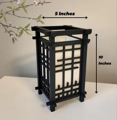Japanese Shoji Style Table Lamp