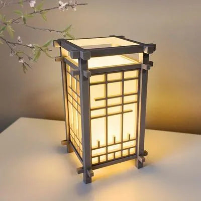 Japanese Shoji Style Table Lamp