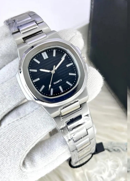 Men's Square Analogue watch with Chain Strap⌚